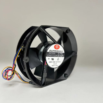 1700-3600 RPM DC Bezszczotkowy wentylator chłodzący Łożysko kulkowe / Łożysko ślizgowe Okrągły kształt