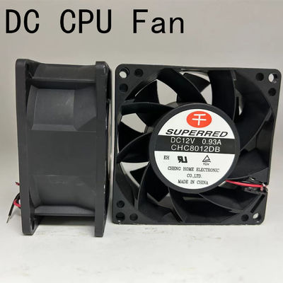 AWG26 Wiązka ołowiowa DC CPU Fan 80x80x25mm CPU Chłodzący wentylator Do zastosowań przemysłowych