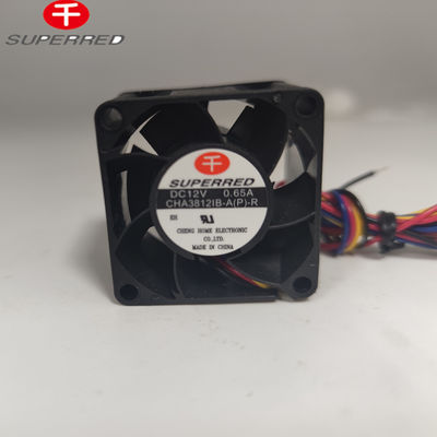 Czarny wentylator prądu stałego CPU 35000 godzin żywotności dla niezawodnego chłodzenia