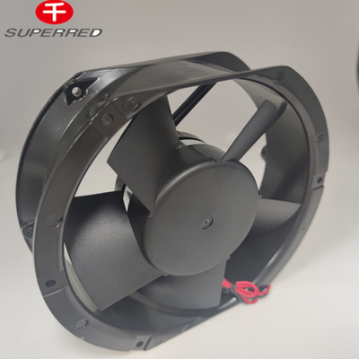 Czarne ołowiane drut AWG26 wentylator chłodzący prądem stałym - wydajność chłodzenia